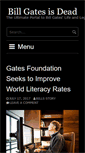 Mobile Screenshot of billgatesisdead.com